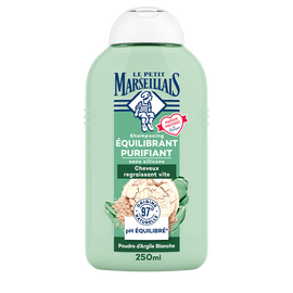 Shampooing purifiant fraicheur infusion thym & argile bio LE PETIT MARSEILLAIS, 250ml