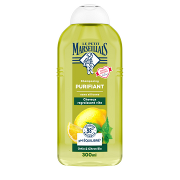 Shampooing purifiant citron LE PETIT MARSEILLAIS 300mL