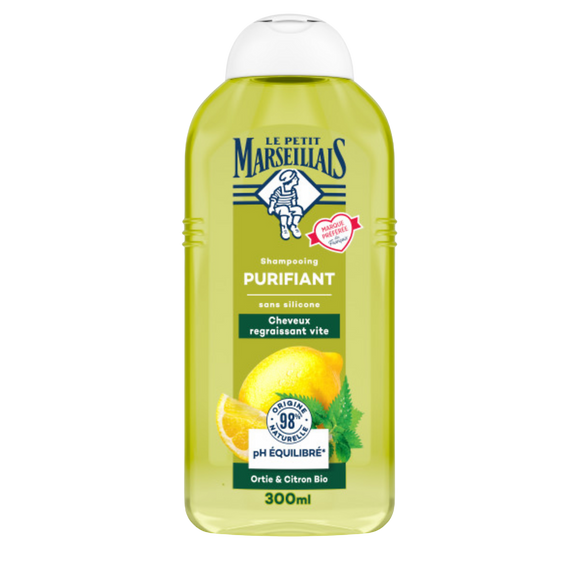 Shampooing purifiant citron LE PETIT MARSEILLAIS 300mL