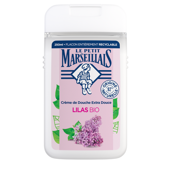 Gel Douche extra doux lilas LE PETIT MARSEILLAIS, 250ml
