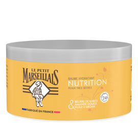 Baume corps nourrisant karité amande argan LE PETIT MARSEILLAIS, 300mL