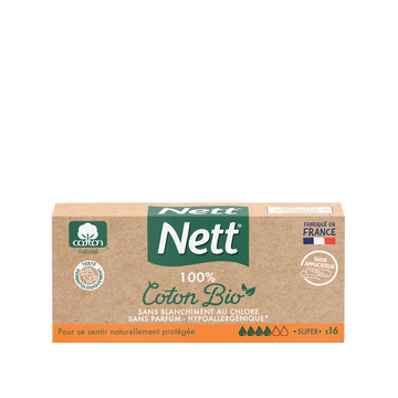 Tampons super digital NETT, boîte de 16