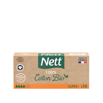 Tampons super digital NETT, boîte de 16