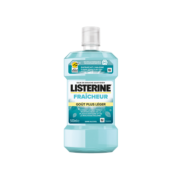 Bain de bouche fraîcheur goût plus léger LISTERINE 500ml