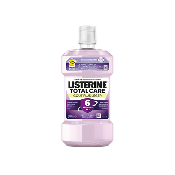 Bain de bouche total care leger LISTERINE 500ml