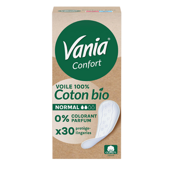 Protège-slip bio confort VANIA x30