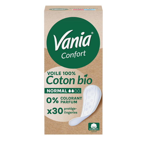 Protège-slip bio confort VANIA x30