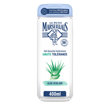 Gel douche aloe vera bio hydratant haute tolérance LE PETIT MARSEILLAIS 400ml
