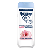 Gel douche fleur d'amandier bio adoucissant haute tolérance LE PETIT MARSEILLAIS 400ml