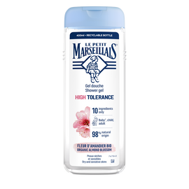 Gel douche fleur d'amandier bio adoucissant haute tolérance LE PETIT MARSEILLAIS 400ml