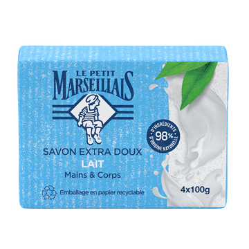 Savon solide au lait LE PETIT MARSEILLAIS 200g