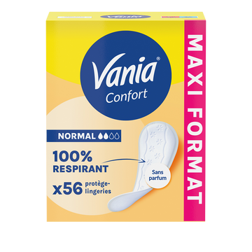 Protège-slips confort sans parfum VANIA x56