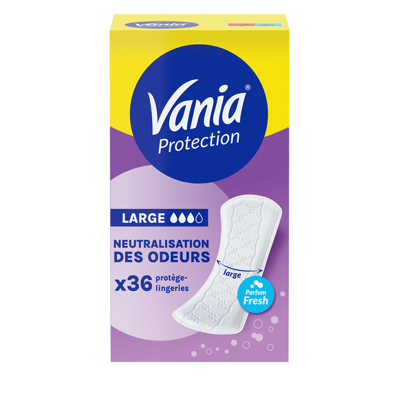 Protège-slips protection large fresh VANIA, x36