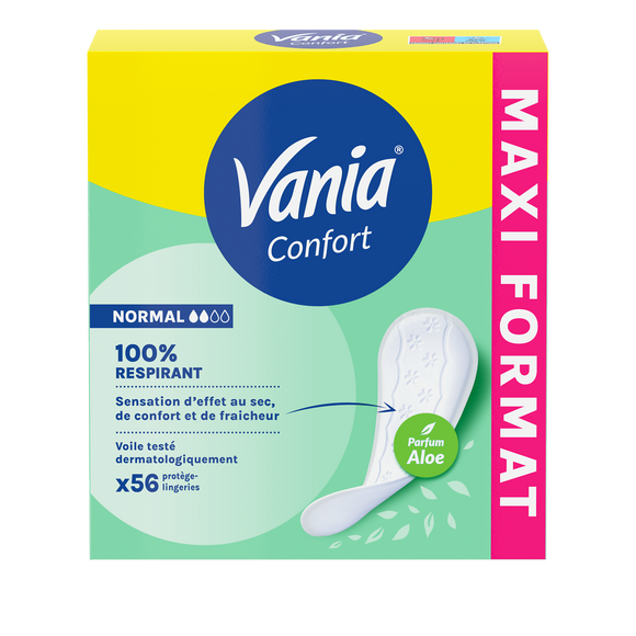 Protège-slips confort aloe véra VANIA x56