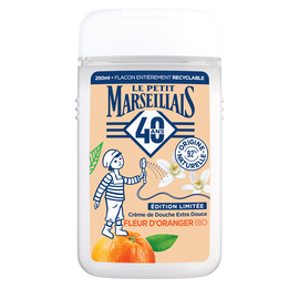 Gel Douche bio extra doux fleur d'oranger LE PETIT MARSEILLAIS 250ml