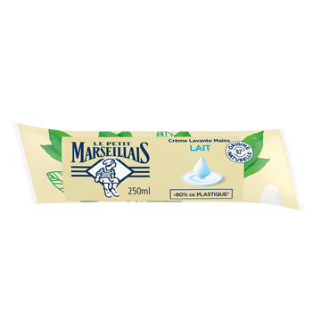 Recharge crème lavante mains lait LE PETIT MARSEILLAIS 250ml