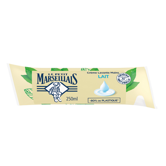 Recharge crème lavante mains lait LE PETIT MARSEILLAIS 250ml