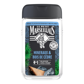 Gel douche minéraux & bois de cèdre LE PETIT MARSEILLAIS 250ml