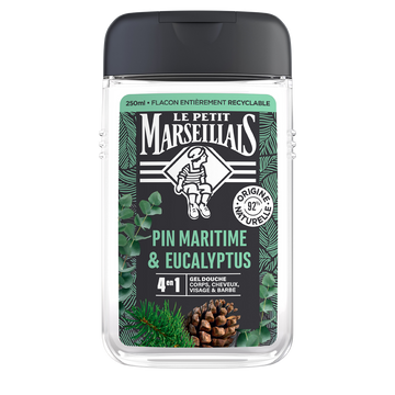 Gel Douche pin maritime & eucalyptus LE PETIT MARSEILLAIS 250ml
