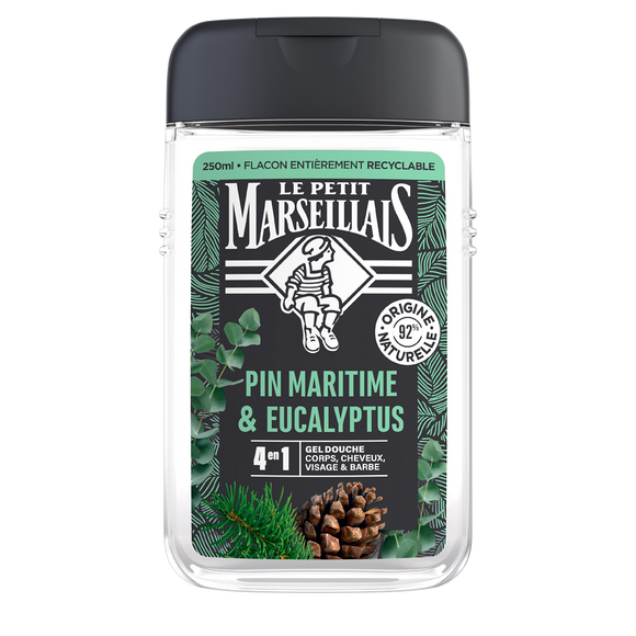 Gel Douche pin maritime & eucalyptus LE PETIT MARSEILLAIS 250ml