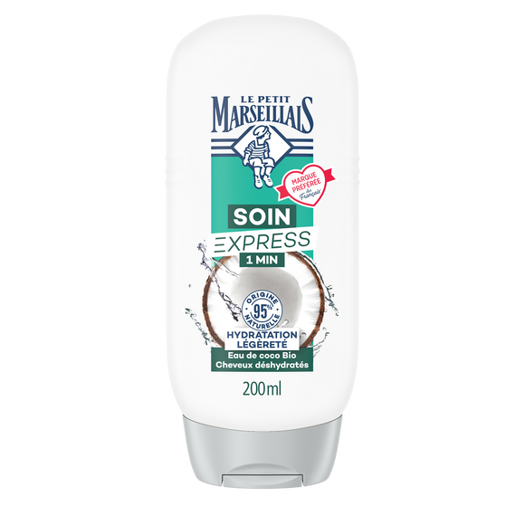 Soin capillaire express hydratation coco LE PETIT MARSEILLAIS 200ml