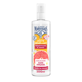 Spray zeste démêlant brillance lumière pamplemousse et jasmin LE PETITMARSEILLAIS 200ml