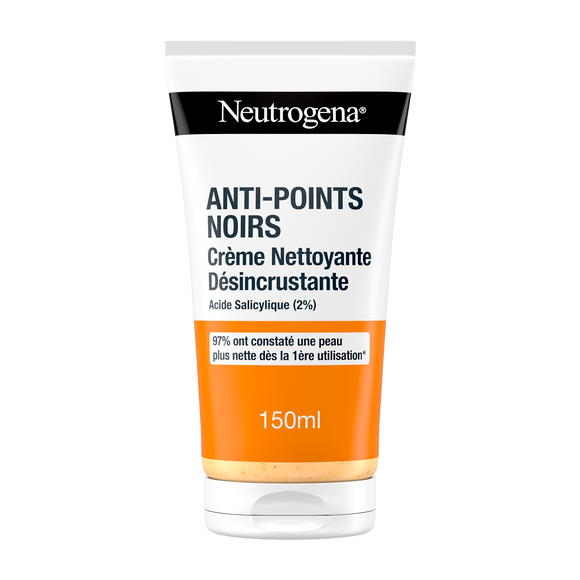 Crème visage desincrustante point noir visibly clear NEUTROGENA - tube150 ml