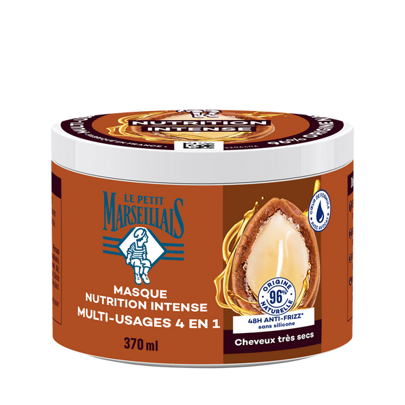 Masque capillaire LE PETIT MARSEILLAIS 4e1 nutrition intense huile d'argan bio 370ml