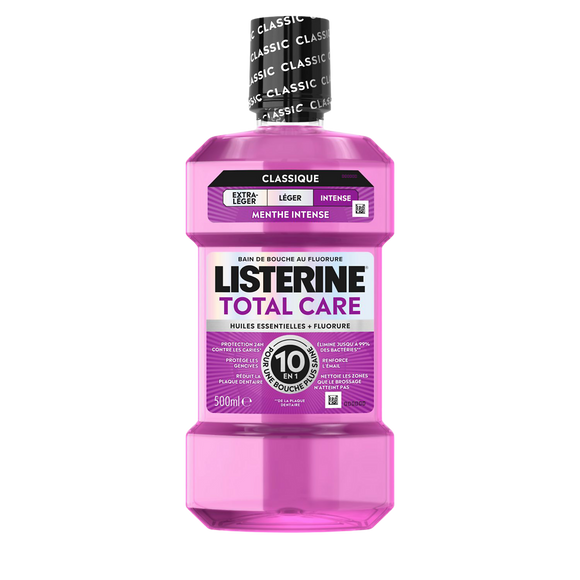Bain de bouche LISTERINE total care protection 500ml