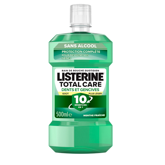 Bain de bouche LISTERINE total care dents/gencives 500ml
