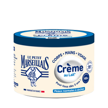 Crème corps au lait végétal LE PETIT MARESEILLAIS multi-usage 360ml