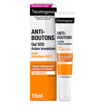 Gel SOS NEUTROGENA peaux acnéiques 0,5% acide salicilique 15ml