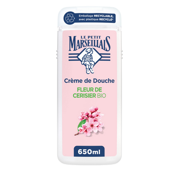 Gel douche fleur de cerisier Extra doux LE PETIT MARSEILLE 650ml