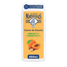 Crème de douche LE PETIT MARSEILLAIS Extra doux abricot bio & noisettebio 650ml