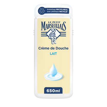 Crème de douche LE PETIT MARSEILLAIS extra doux lait 650mL