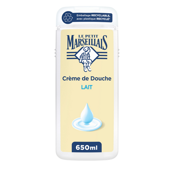 Crème de douche LE PETIT MARSEILLAIS extra doux lait 650mL