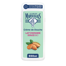 Crème douche amande douce vegan extra doux PETIT MARSEILLE 650ml