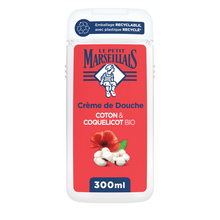 Crème de douche extra LE PETIT MARSEILLAIS coton & coquelicot bio 300mL