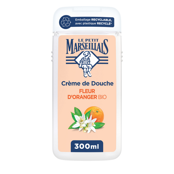 Crème de douche LE PETIT MARSEILLAIS Extra doux fleur d'oranger Bio 30