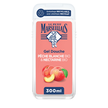 Gel douche extra doux LE PETIT MARSEILLAIS pêche bio et nectarine bio