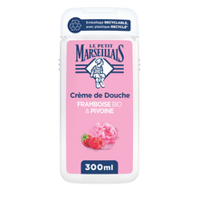 Crème de douche extra douce LE PETIT MARSEILLAIS Framboise Bio & Pivoine 300mL