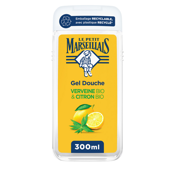 Gel douche LE PETIT MARSEILLAIS Extra Doux verveine bio & citron bio 3