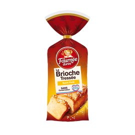 Brioche au sucre perlé La Tresse LA FOURNEE DOREE, 400g