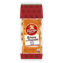 Pains au chocolat LA FOURNEE DOREE, x8 soit 360g