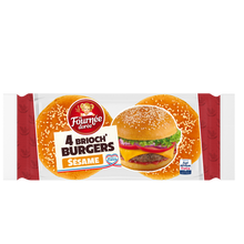 Pains Burger Brioch' burger sésame LA FOURNEE DOREE, x4 soit 250g