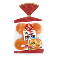Pains Burger Mini brioch' burger LA FOURNEE DOREE, x10 soit 200g