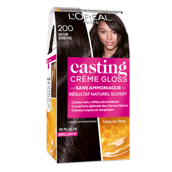 Coloration Crème Gloss CASTING noir ébène n°200