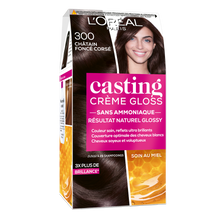 Coloration cheveux n°300 châtain foncé casting crème gloss L'ORÉAL PARIS