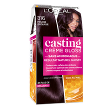 Coloration cheveux n°316 prune exquise casting crème gloss L'ORÉAL PARIS