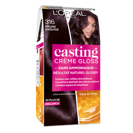 Coloration ton sur ton CASTING Crème Gloss, prune, n°316